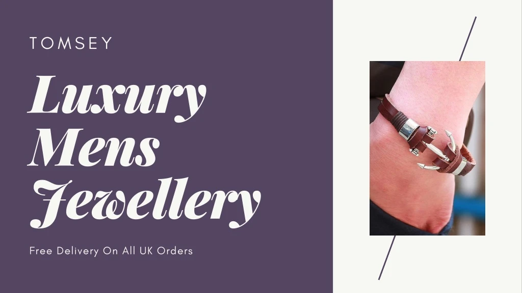 tomsey luxury mens jewellery