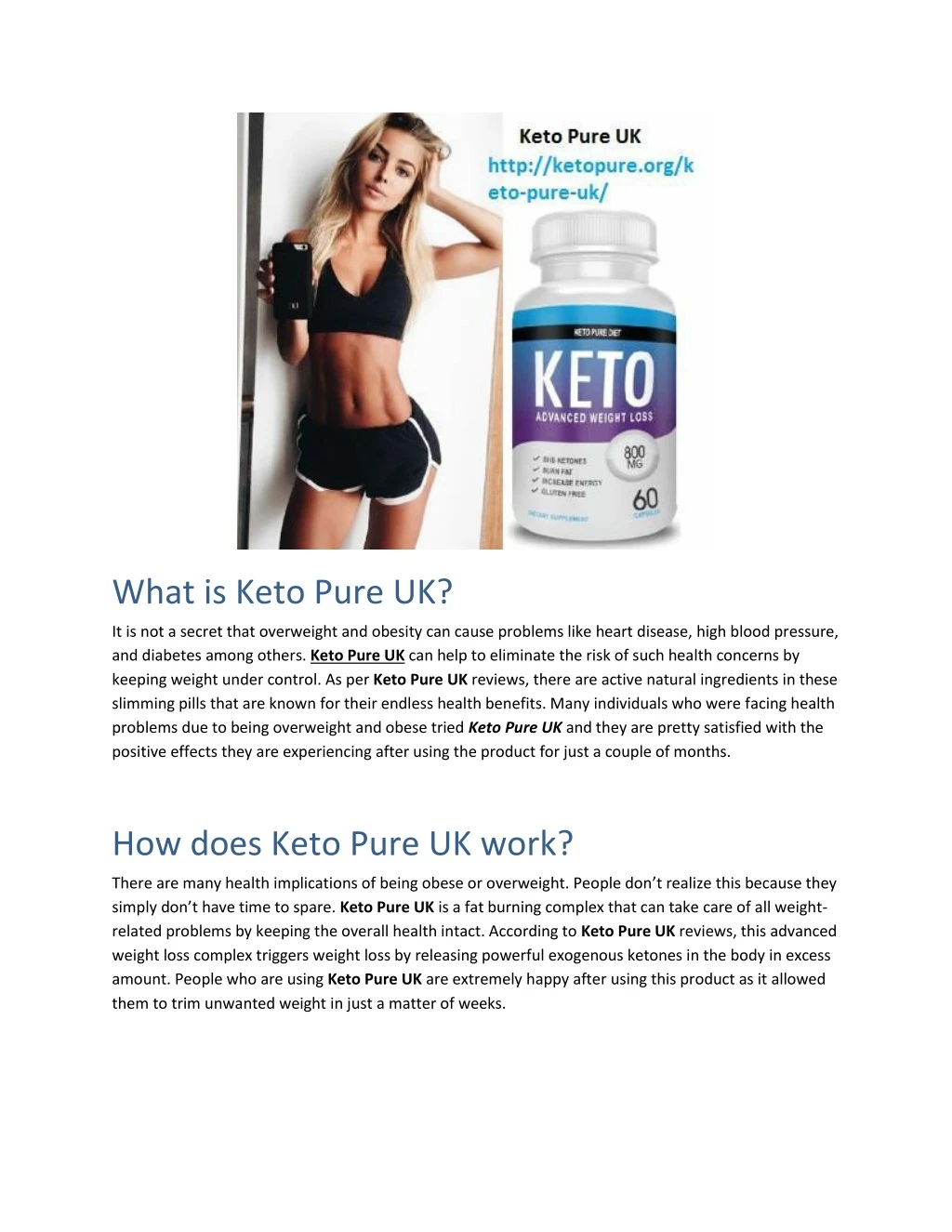what is keto pure uk