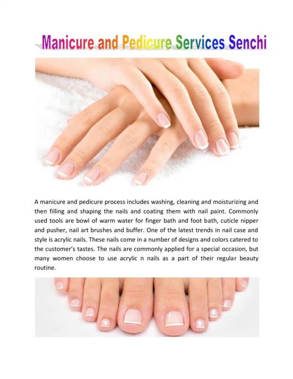 Manicure and Pedicure Service Cantonments
