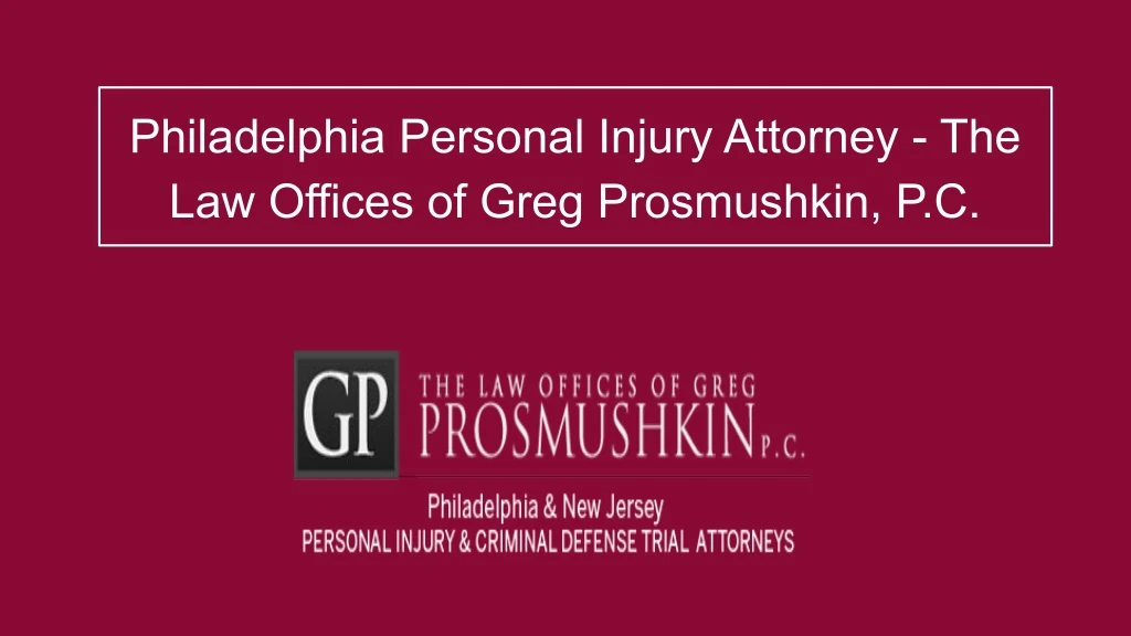 philadelphia personal injury attorney