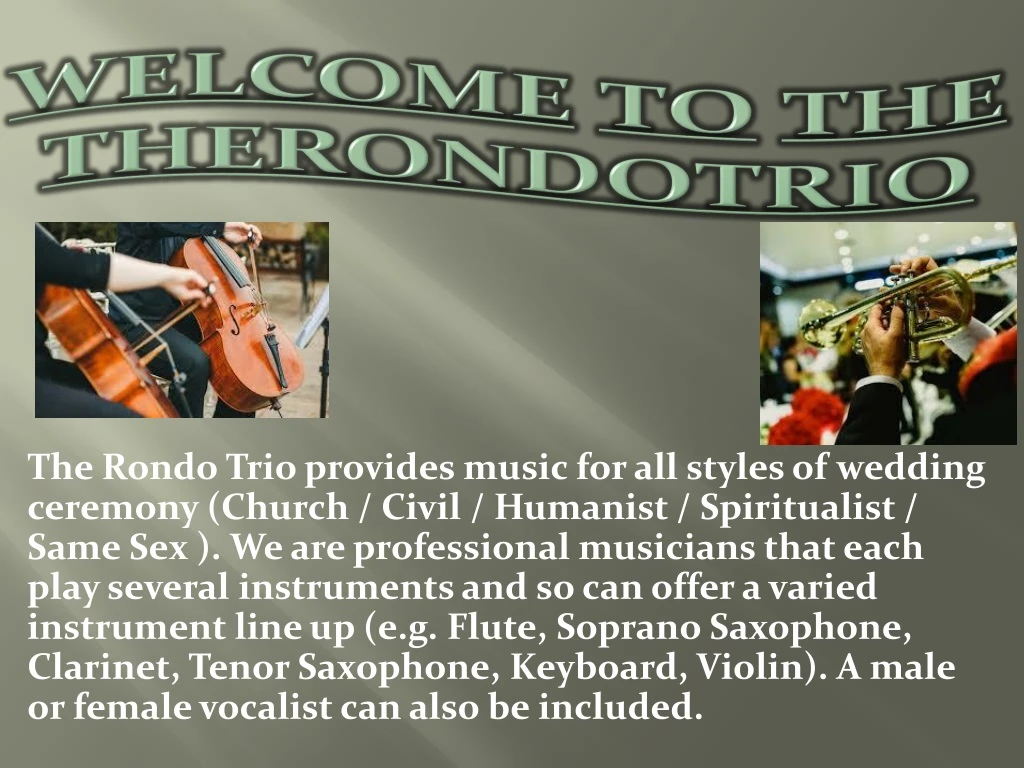 welcome to the therondotrio