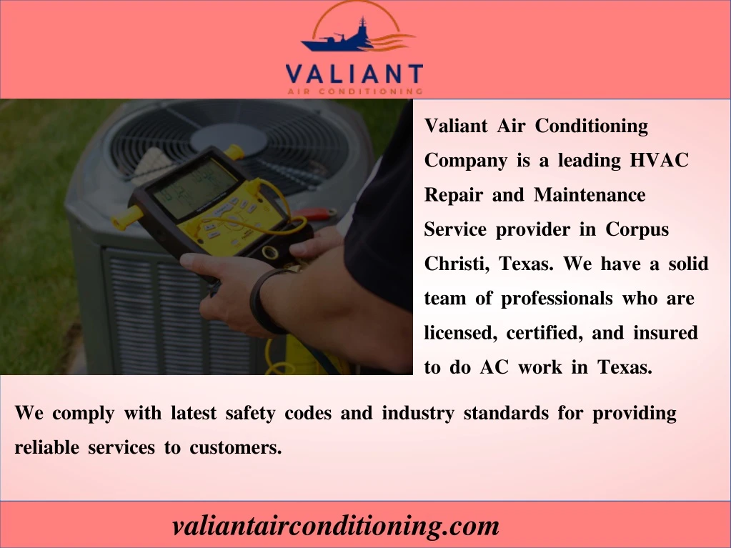 valiant air conditioning company is a leading