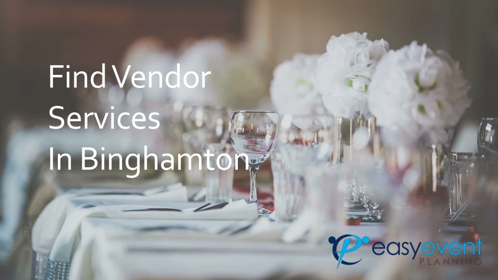 find vendor services in binghamton