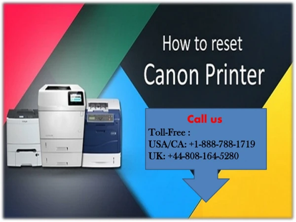 Reset Canon Printer