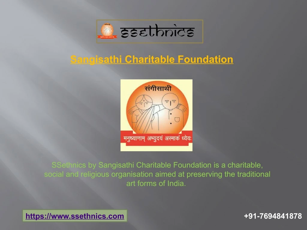 sangisathi charitable foundation
