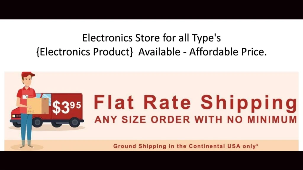 electronics store for all type s electronics