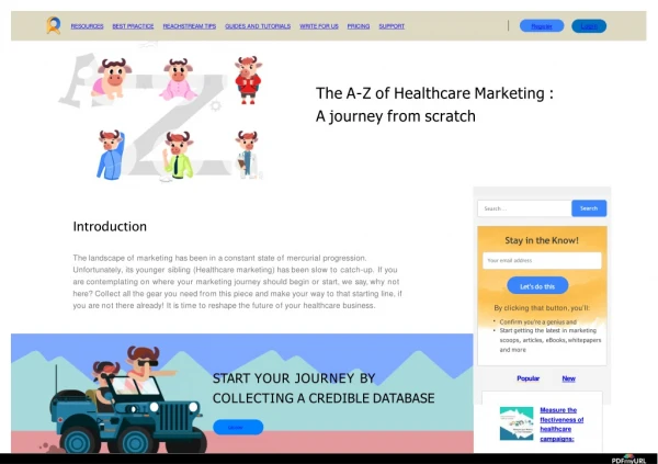 Start Your Healthcare Marketing Journey with ReachStream