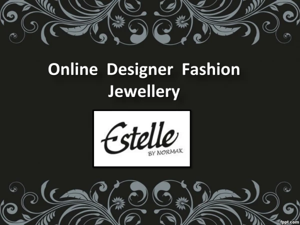 Buy online designer fashion jewellery, Buy Fashion Jewellery Online - Estelle.co