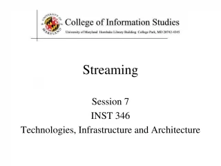 Streaming - slide 1