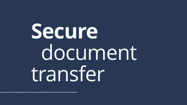 Secure online file transfer