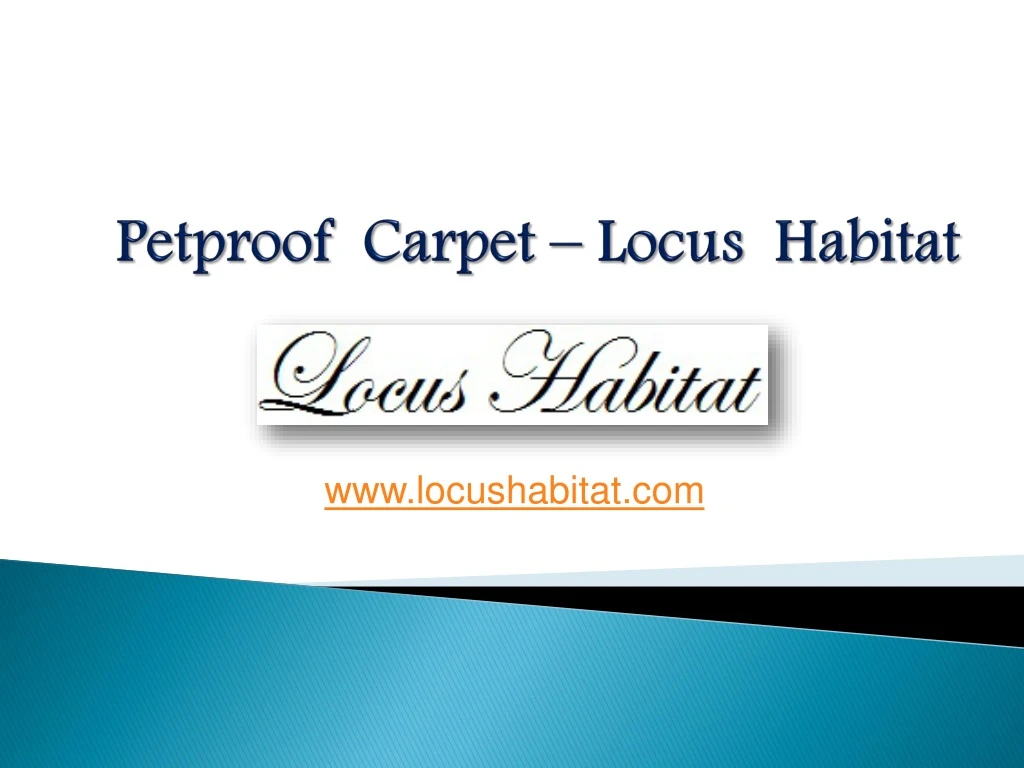 petproof carpet locus habitat