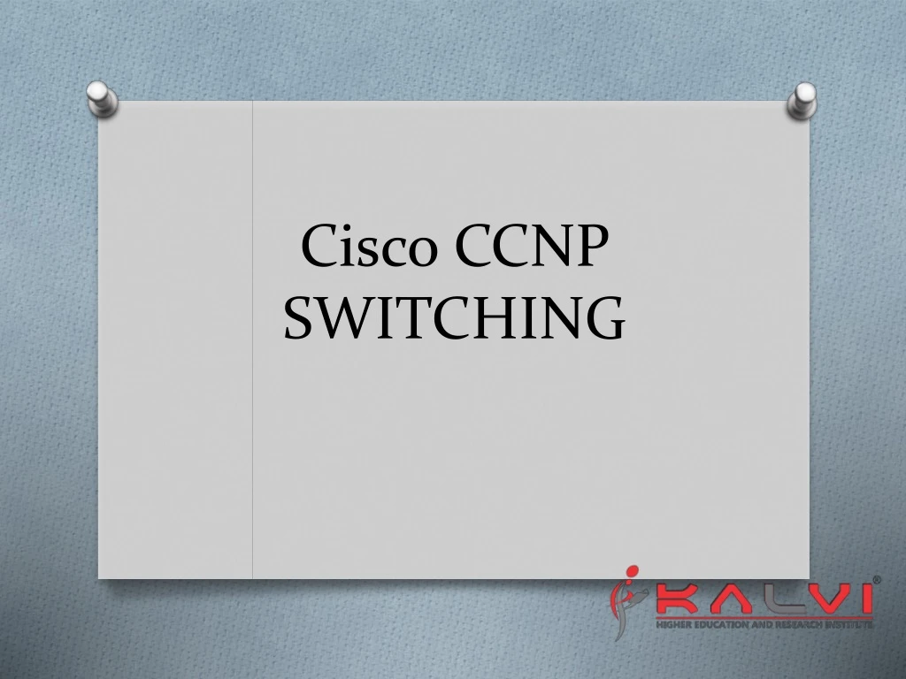 cisco ccnp switching