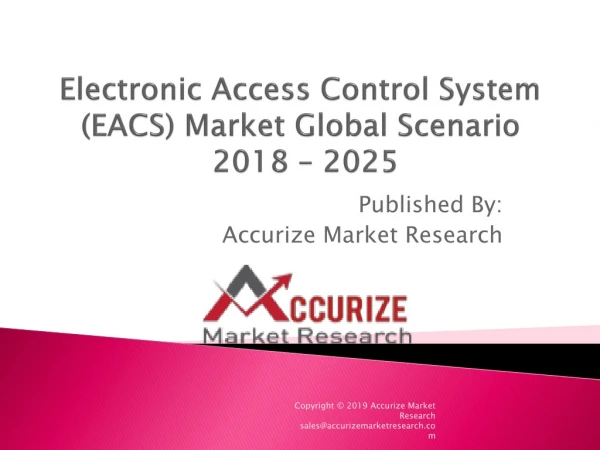 Electronic Access Control System (EACS) Market Global Scenario