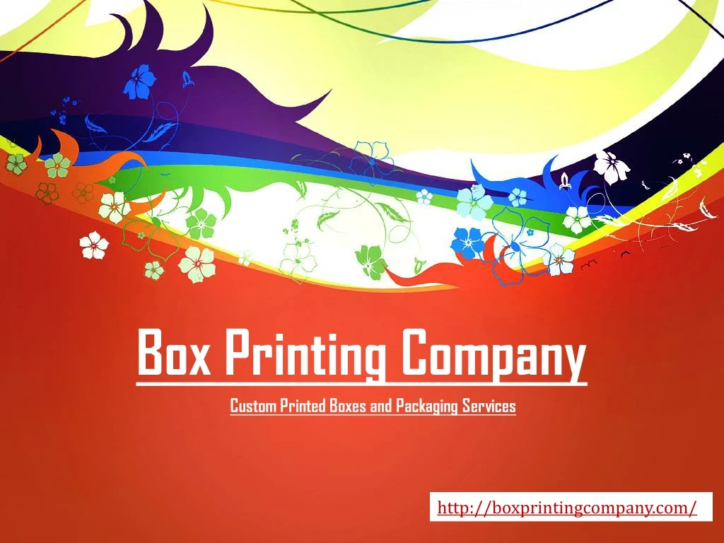 box printing company custom printed boxes