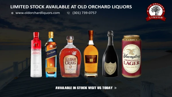 Aug Special Sale Event @ Old Orchard Liquors in Hagerstown MD