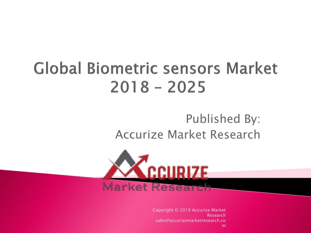 global biometric sensors market 2018 2025