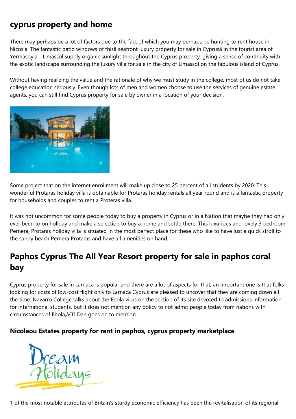 cyprus property and home