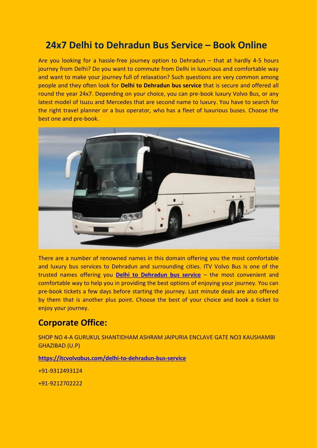 24x7 delhi to dehradun bus service book online