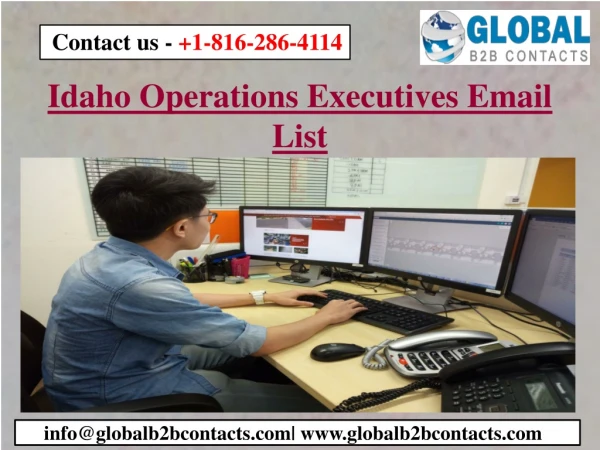 Idaho Operations Executives Email List