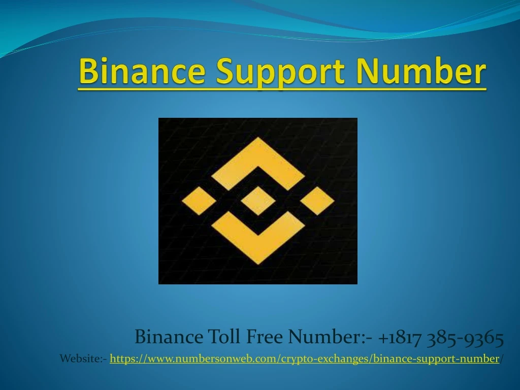 binance support number