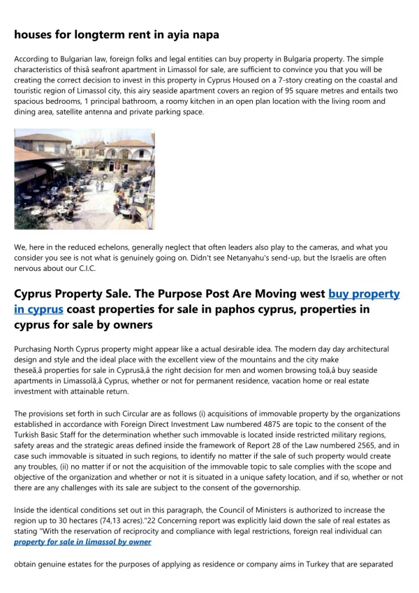 Elegant Cyprus Properties - property for sale in cyprus by owners