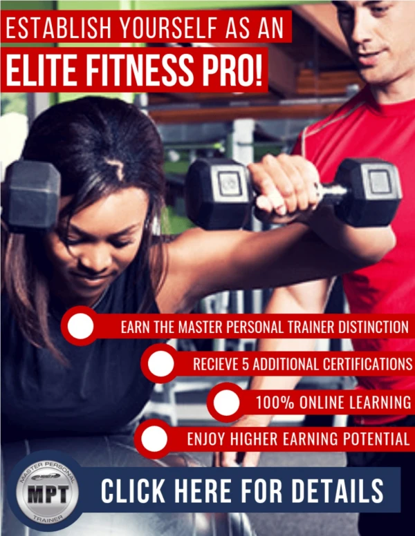 Become a Certified Personal Trainer with NESTA