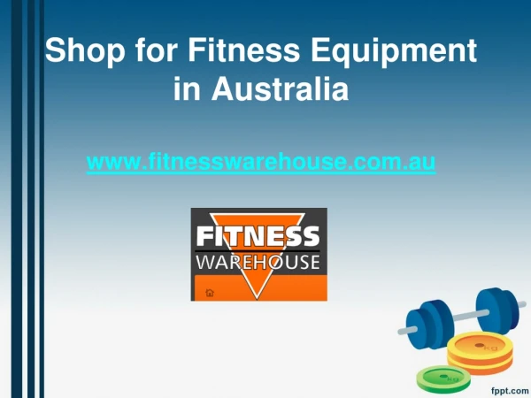 Shop for Fitness Equipment in Australia - www.fitnesswarehouse.com.au