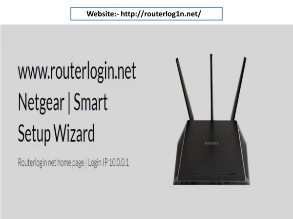 Smart Setup Wizard- www.routerlogin.net Netgear