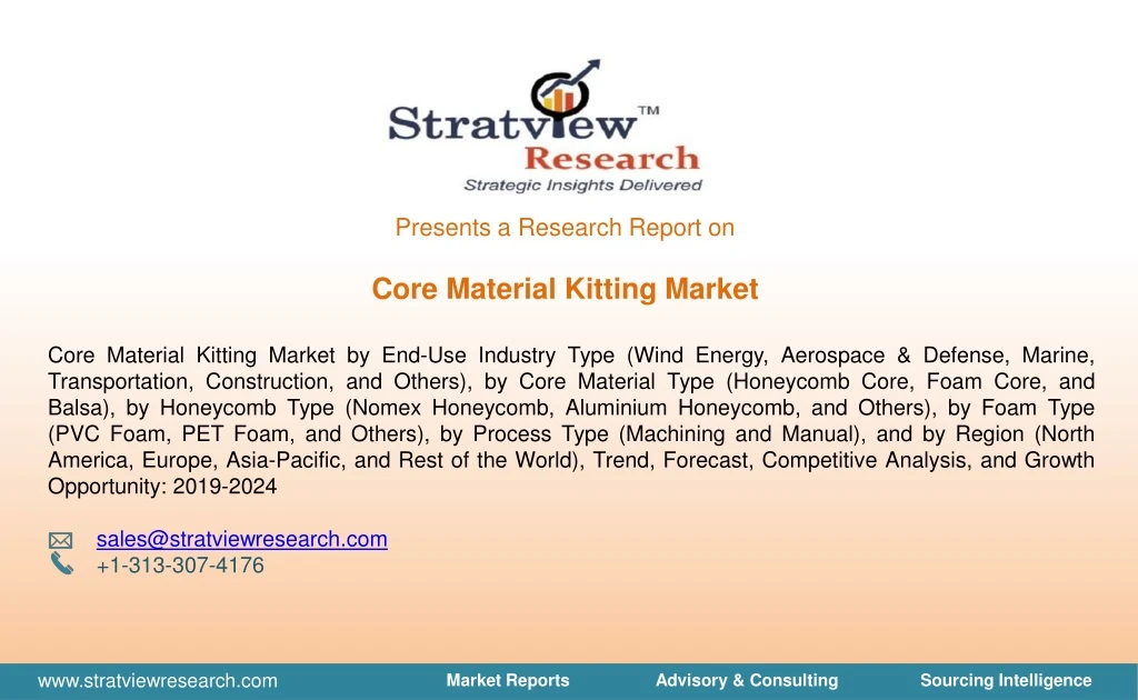 presents a research report on core material