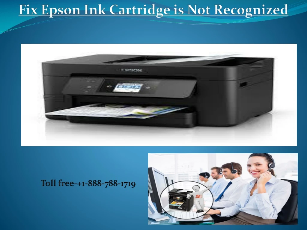 fix epson ink cartridge is not recognized