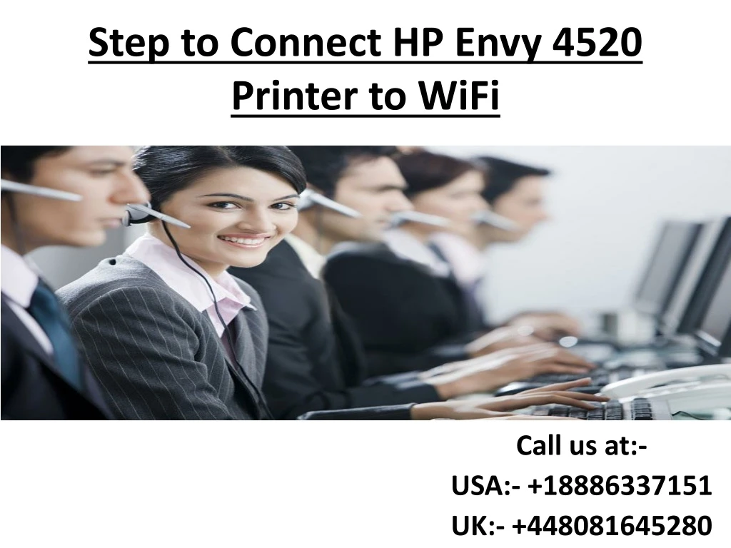 step to connect hp envy 4520 printer to wifi