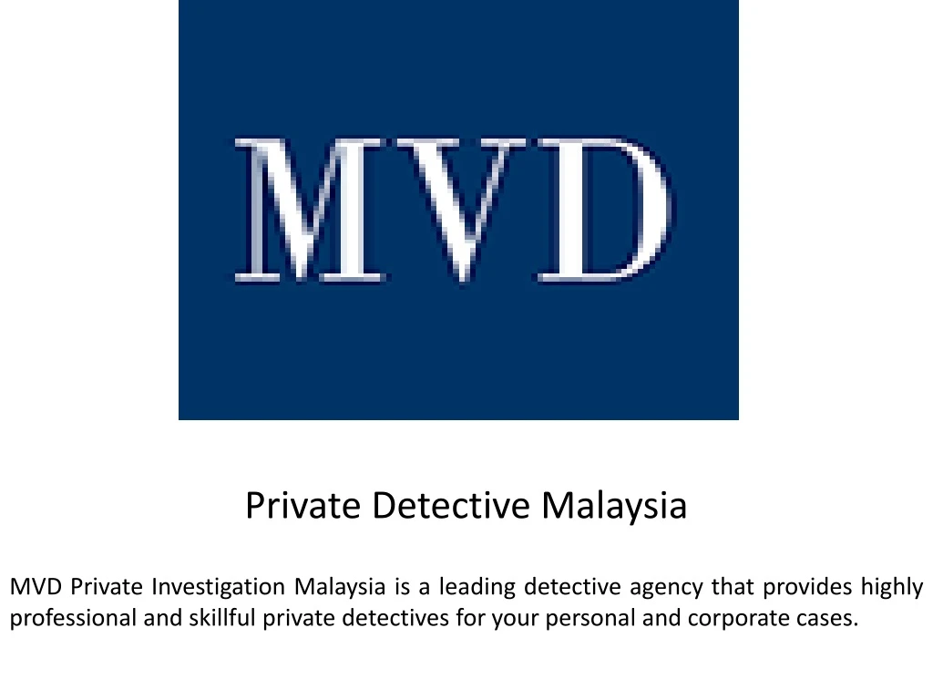 private detective malaysia