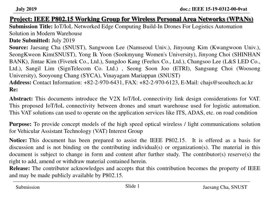 project ieee p802 15 working group for wireless