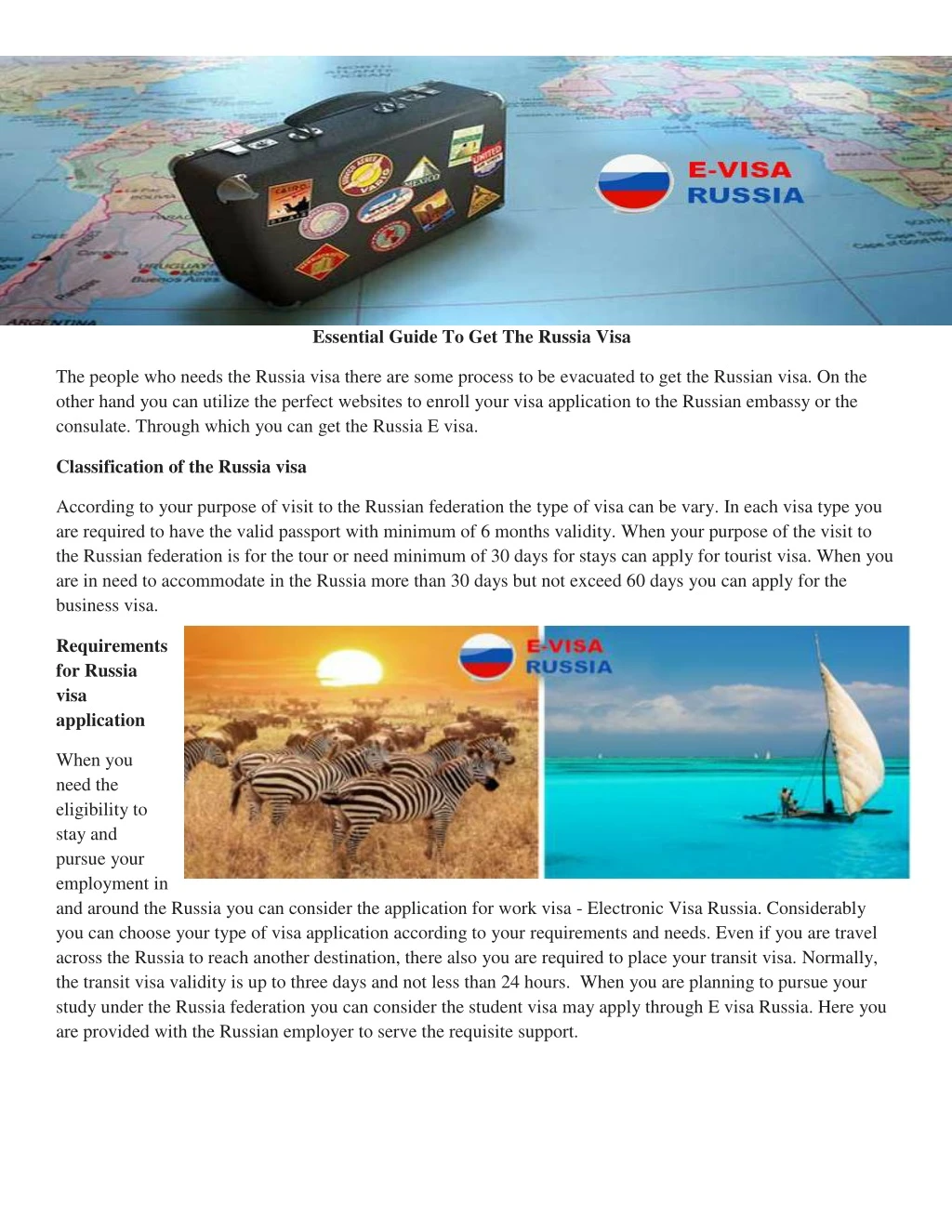 essential guide to get the russia visa