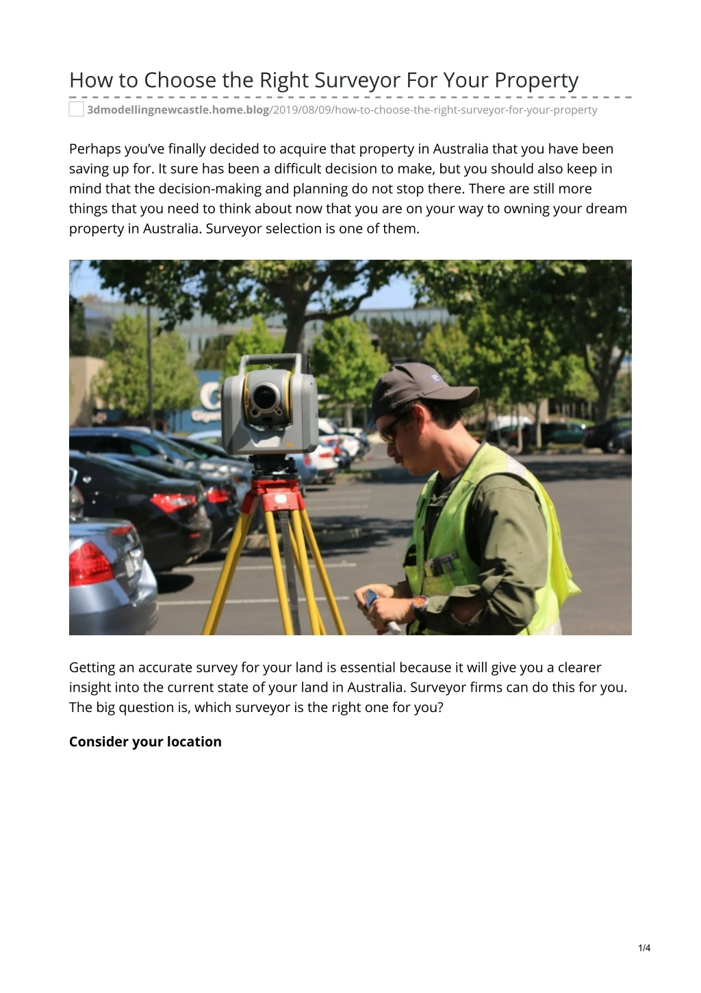 how to choose the right surveyor for your property