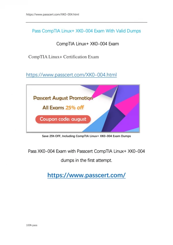 CompTIA Linux XK0-004 Exam Dumps