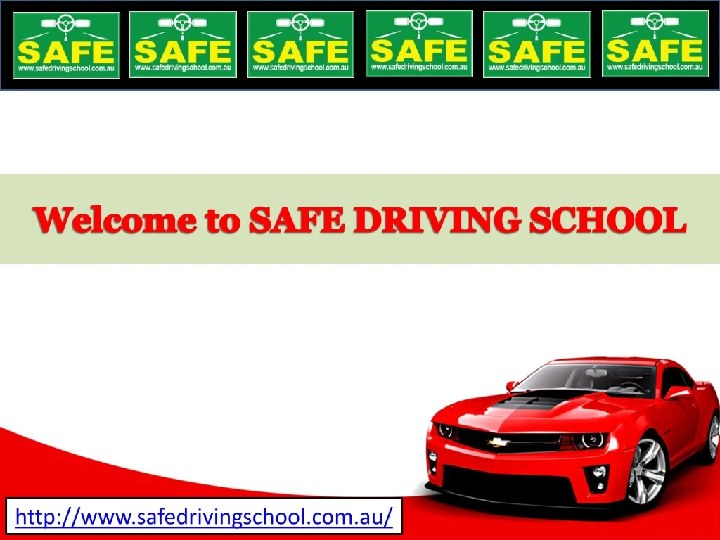 welcome to safe driving school