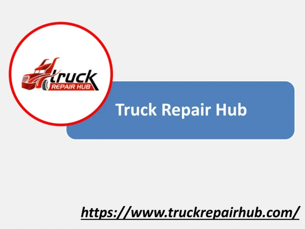 Skilled truck repairs mechanic