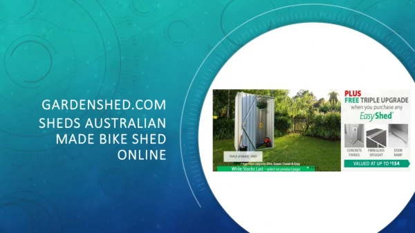 gardenshed com sheds australian made bike shed