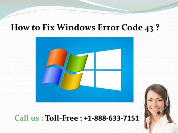 How to fix ‘windows error code 43’?