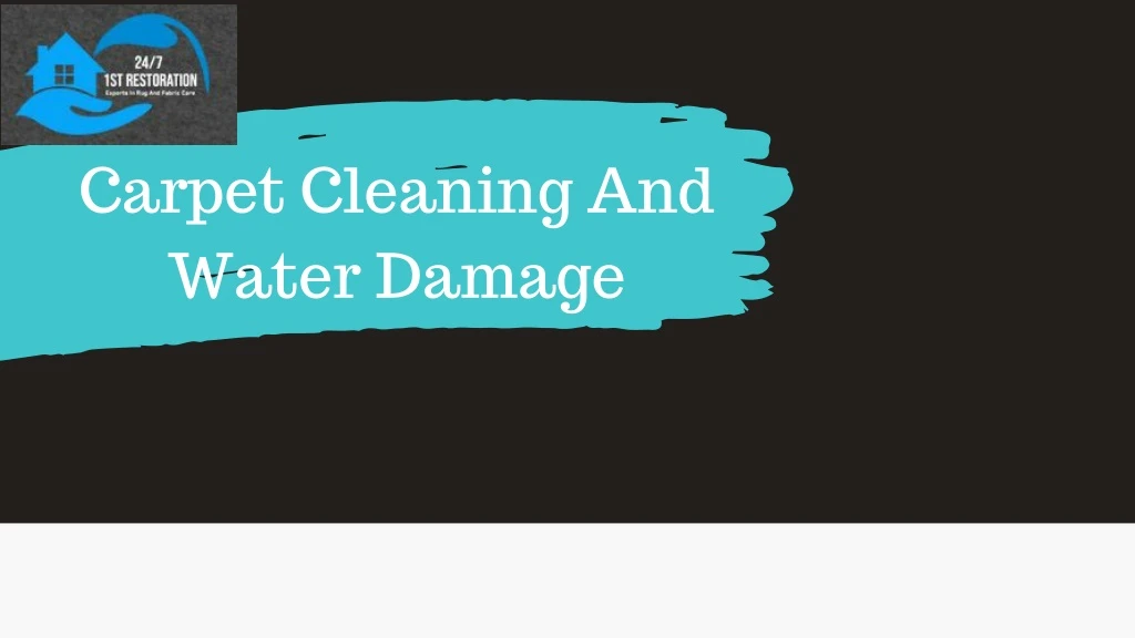 carpet cleaning and water damage
