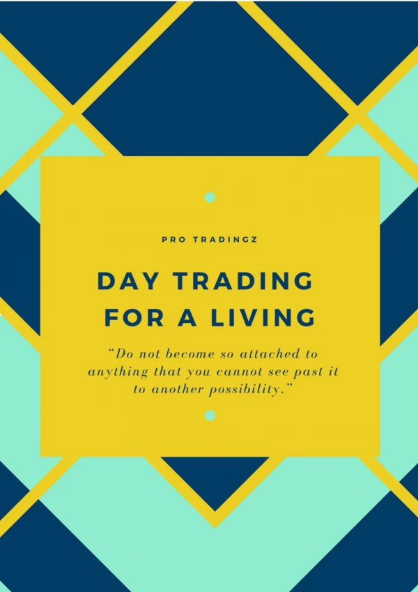 Day trading for a living