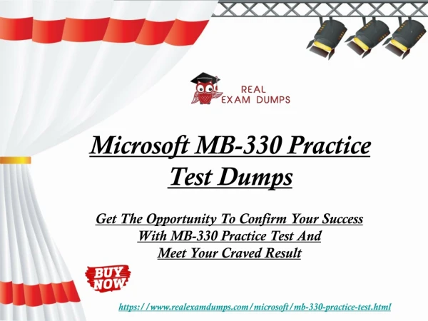 Get MB-330 Practice Test - Microsoft MB-330 Practice Test Dumps - Realexamdumps.com