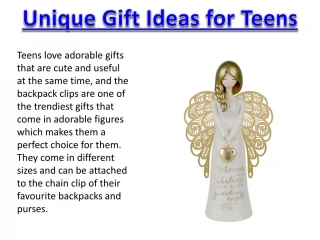 Unique Gift Ideas for Teens - slide 1