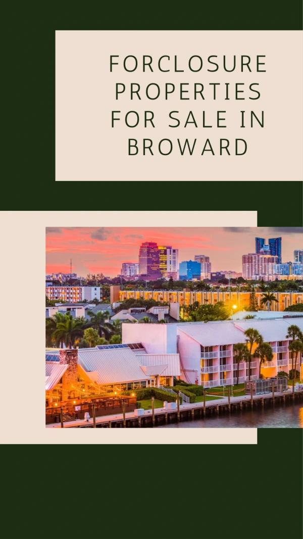 Forclosure Properties for Sale in Broward County, FL - 1,870 Homes under ...