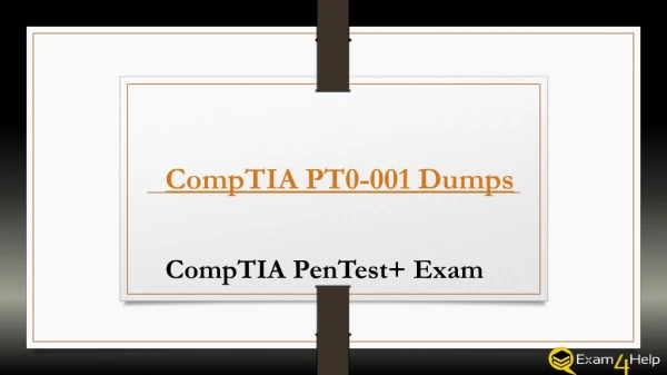 Success Is Around the Corner with CompTIA PT0-001 Dumps PDF