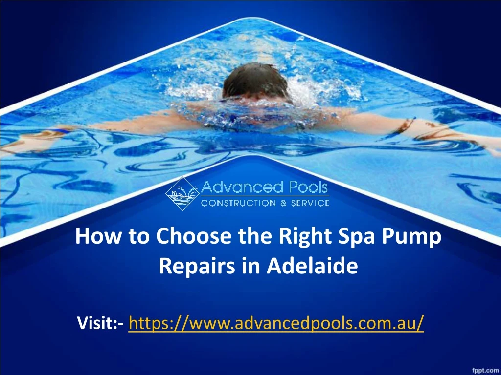 how to choose the right spa pump repairs