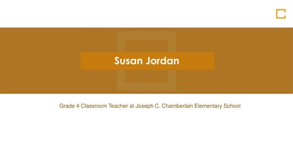 Susan Jordan Norton MA - Provides Consultation in Student Growth