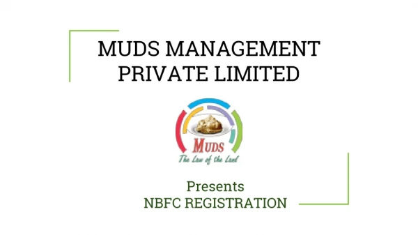 NBFC Registration Services - Muds Management