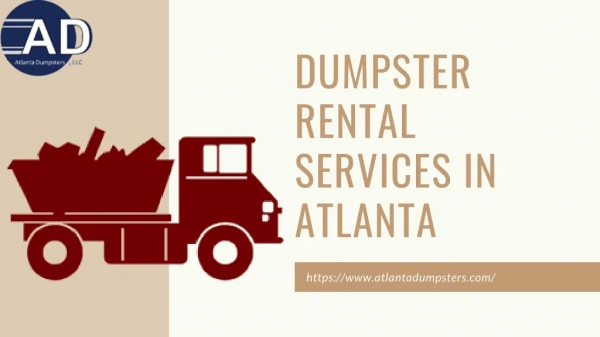 Dumpster Rental Services in Atlanta